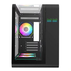 Ruix top-mini đường cong Glass Bảng điều chỉnh PC trường hợp mATX chơi game trường hợp máy tính <span class=keywords><strong>Micro</strong></span>-<span class=keywords><strong>ATX</strong></span> Bo mạch chủ argb Fan 3060 GPU Máy tính để bàn PC Chassis - Product Image 4