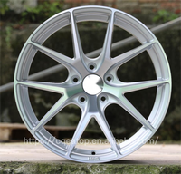 Rines de Aleación de Aluminio EATOP 5x114.3, Diseño Multirradio, Acabado Negro Mate, 15-19 Pulgadas, para Flrocky Ford Mondeo Focus Taurus, Tecnología Flowforming