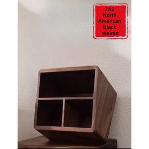 Classic Style Wooden Rectangular Storage Box <strong>Organizer</strong> <strong>for</strong> Household Supplies or Office Use <strong>for</strong> <strong>Remote</strong> Controller Organization - Product Image 2