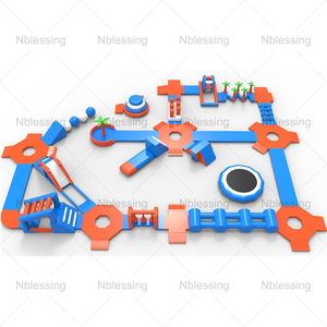 Parque Acuático Inflable Flotante para Niños, de Gran Tamaño, para Uso Comercial, con Certificación EN14960 y 3 Años de Garantía - Product Image 4
