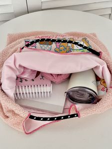 Bolso de Compras Bordado <span class=keywords><strong>con</strong></span> Piel de Cordero Qetesh, Bolso de <span class=keywords><strong>Mano</strong></span> de Gran Capacidad, Bolso Bandolera Versátil - Product Image 5