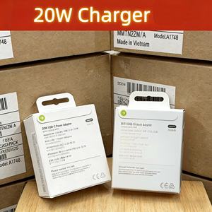 <span class=keywords><strong>Cargador</strong></span> <span class=keywords><strong>Original</strong></span> de Calidad PD de 20 W con Enchufe Europeo Estándar EU US UK AU para <span class=keywords><strong>iPhone</strong></span> 5V3A / 9V2.22A Adaptador USB C - Product Image 1