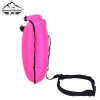 Bouée de sauvetage gonflable en PVC 20L, sac de sécurité étanche pour triathlètes en eau libre, adultes, hommes, femmes, marathon, surf