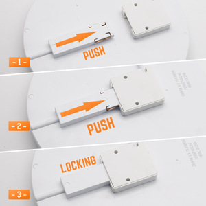 Lámpara de techo redonda, luz LED acrílica para sala de estar - Product Image 4