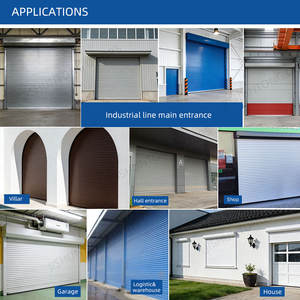 דלת תריס גלילה מנירוסטה תעשייתית עמידה בפני טופאונים וחלודה, בהתאמה אישית, לכניסה למפעל הרכבה אוטומטי בחוף הים - Product Image 4