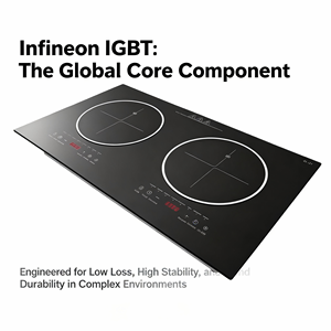 Cocina de Inducción Eléctrica Revolucionaria de 2 Placas, Diseño Integrado para <span class=keywords><strong>Encimera</strong></span>, 2500W, Calor Instantáneo, Control Táctil, para el Hogar - Product Image 2