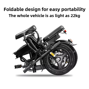 Vélo <span class=keywords><strong>pliable</strong></span> avec batterie au lithium pour le transport, la conduite et l'<span class=keywords><strong>assistance</strong></span>. Vente directe d'usine - Vélo électrique de ville - Product Image 6