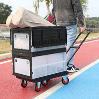 Chariot à main pliable robuste BAOYU PP avec 5 roues