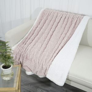 Manta Sherpa para cama-Mantas peludas suaves y acogedoras de lana para mujer, gruesas y cálidas para invierno y todas las estaciones - Product Image 3