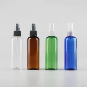 Pulvérisateur bleu avec imprimés personnalisés, bouteille pour brouillard, pompe, 100Ml, livraison rapide, nouveauté