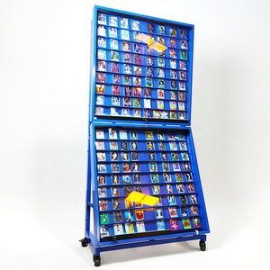 <span class=keywords><strong>Vitrine</strong></span> de présentation pour cartes de collection et cartes sportives avec éclairage <span class=keywords><strong>LED</strong></span> et portes verrouillables pour les magasins - Product Image 1