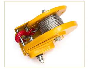 כננת ידנית מפלדה 1200/1800/2600 ליברות, ניידת, מופעלת ידנית, קטנה, ימית ורכבית (גובה הרמה 30 מטר עם בלם) - Product Image 3