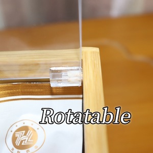 Caja de bambú de seis compartimentos para té/café, caja de bambú y madera para té/bocadillos, hecha a medida para exportación. - Product Image 3