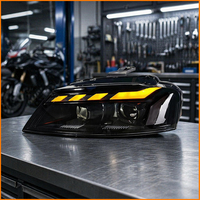 Conjunto de Faros Delanteros LED Matrix Estilo RS5 para Audi A3 8P 2008-2012, Lámpara de Señal de Giro Secuencial Dinámica, Proyector