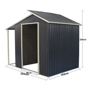 5.65m2 9.6x6.3ft 2-en-1 design innovant abri <span class=keywords><strong>de</strong></span> stockage <span class=keywords><strong>de</strong></span> jardin - Product Image 5