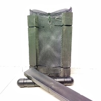 Filet de lanterne en plastique dur stabilisé aux UV, panier de croissance d'huitre, sac en maille d'huitre sur le marché péruvien