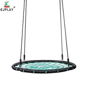 Outdoor Metalen Schommel Set Met Vogelnest Hangende Stoel Kinderhangmat Voor Tuin Speelhuis School Binnenplaats Speeltuin - Product Image 3