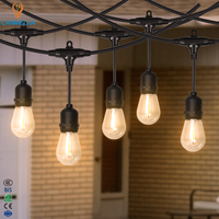 Guirlande Lumineuse LED Étanche de 30M, Culot E27, pour Camping, Noël, Mariage, Fête, Cour, ou Décoration Extérieure