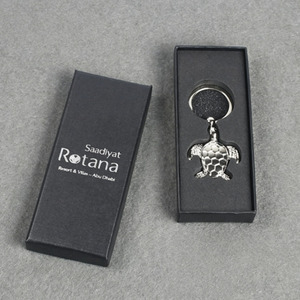 Custom Low MOQ Base and Lid Black Kraft Paper Cardboard Key Chain Paper Box With Black <strong>Padding</strong> <strong>Foam</strong> - Product Image 6