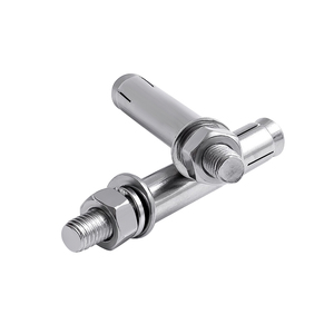 Cheville d'expansion M16 M20 à tête hexagonale en fer zingué pour fixation murale en béton, briques, panneaux et cloisons sèches - Product Image 1