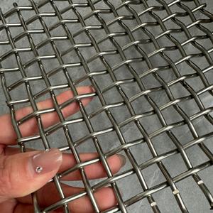 Nouveau tamis vibrant en treillis métallique à sertissage de sécurité, à haute teneur en manganèse, <span class=keywords><strong>pour</strong></span> l'exploitation minière et les concasseurs de pierres, vente en gros - Product Image 5