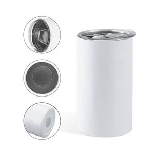Vaso Térmico de Acero Inoxidable de Alta Calidad de 12 oz, Doble Aislamiento al Vacío, para Sublimación, para Cerveza, Leche, Café - Product Image 1