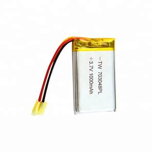And islets 703048 3,7 v 1000mah customized Battery Lipo - Product Image 2