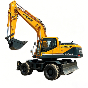 Excavatrice sur pneus Hyundai R210W-9 d'origine coréenne 2026, haute qualité et économique pour la construction routière - Product Image 6