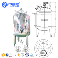 Cuve de Fermentation Automatique en Acier Inoxydable pour le Traitement des Boissons, Aliments, Jus et Produits Laitiers