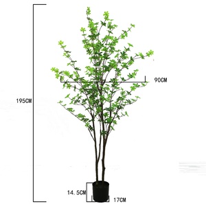 Elegante <span class=keywords><strong>Albero</strong></span> Artificiale di Enkianthus <span class=keywords><strong>da</strong></span> 165 cm, Realistico e Fiorito, per Decorazione di Giardini, Patii e Paesaggi Naturalistici - Product Image 5