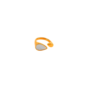 Fashion <b>Ring</b> 316L Stainless Steel PVD <b>Gold</b> Plating Sustainable Resistant Design - Product Image 2