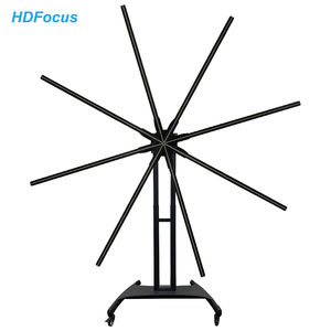Quạt chiếu hình ba chiều 3D Giáng sinh 4K cỡ lớn 180cm, điều khiển bằng ứng dụng Wifi, ghép nối hình ảnh ba chiều - Product Image 1