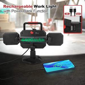محمول يعمل بالبطارية أدى ضوء العمل المغناطيسي اللاسلكي بناء موقع العمل ورشة عمل المرآب إصلاح السيارات الإضاءة للعمل - Product Image 3