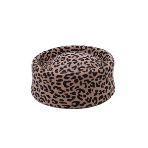 Sombrero de Fieltro de Lana con Estampado de Leopardo Retro Vintage, Boina Estilo Francés para <span class=keywords><strong>Mujer</strong></span>, Gorra de Artista, Gorro de <span class=keywords><strong>Invierno</strong></span> Cálido y Moderno para Chicas - Product Image 5