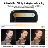 Hongdak Vente en gros – Mini-lampes LED portables à rotation 360° et couleurs variées pour appareil photo, éclairage carré multifonctionnel pour photographie