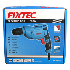 สว่านกระแทกอุตสาหกรรม FIXTEC 550W 10 มม. คุณภาพสูง พร้อมกล่องเกียร์อะลูมิเนียม รุ่น FED55002-1 - Product Image 6