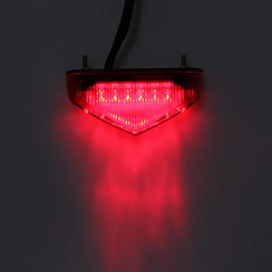 Feu arrière universel 12V pour moto, lampe de <span class=keywords><strong>plaque</strong></span> d'<span class=keywords><strong>immatriculation</strong></span>, feux de freinage pour scooters, cyclomoteurs, motocross, accessoires de moto tout-terrain - Product Image 6