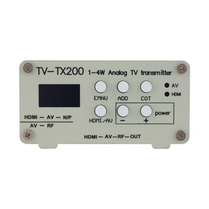 TV-TX200 VHF/UHF аналоговый ТВ-передатчик с поддержкой H/D/AV входного аналогового сигнала передатчик с GP зонтик антенны - Product Image 3