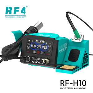 Station de soudage et de dessoudage FR4 RF-H10 HotSale SMD BGA 2-en-1 avec <span class=keywords><strong>fer</strong></span> à <span class=keywords><strong>souder</strong></span> et pistolet à air chaud <span class=keywords><strong>pour</strong></span> réparation et soudage - Product Image 1