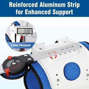 Attelle <span class=keywords><strong>de</strong></span> soutien <span class=keywords><strong>de</strong></span> la cuisse, du genou et <span class=keywords><strong>de</strong></span> la jambe à articulation fixe durable avec <span class=keywords><strong>orthèse</strong></span> <span class=keywords><strong>de</strong></span> la cheville et du <span class=keywords><strong>pied</strong></span> pour le confort et la stabilité - Product Image 3