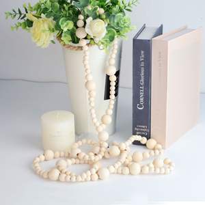 Guirlande <span class=keywords><strong>de</strong></span> perles en bois illuminée par LED bon marché pour la décoration d'arbre <span class=keywords><strong>de</strong></span> <span class=keywords><strong>Noël</strong></span> à la maison pour la décoration intérieure festive - Product Image 4