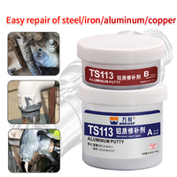 Wanjian 111 112 113 Chine Usine Résistant À La Pression En Acier Colle Époxy Métal Mastic pour Réparation De L'acier Trous D'air Sable Trous Fissures