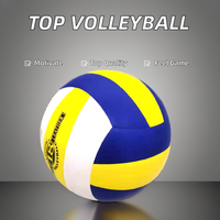 Ballon de volley-ball en cuir PU PVC de haute qualité pour adultes, idéal pour l'entraînement ou les matchs, parfait pour le divertissement