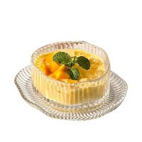 Creative Cloud Dessert Bowl Saucer Set Yaourt Crème Glacée Vaisselle Assiette Jelly Bowl Set