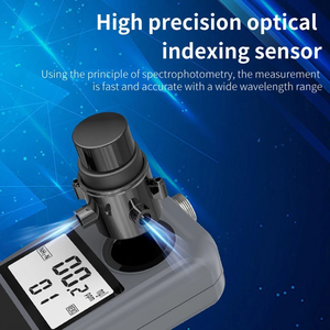 جهاز قياس جودة المياه متعدد الوظائف AE86061، مقياس درجة الحموضة، مقياس الأكسجين المذاب، جهاز اختبار النيتروجين الأمونيا والنتريت مع مجس 3.5 متر - Product Image 4