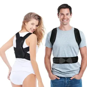 Wholesale Compression Neoprene upper back shoulder Posture Corrector Adjustable Posture Support Belt Back Brace for Men & Women