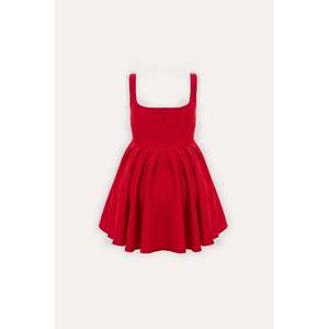 Robe de cocktail mini rouge Yolian - Product Image 1