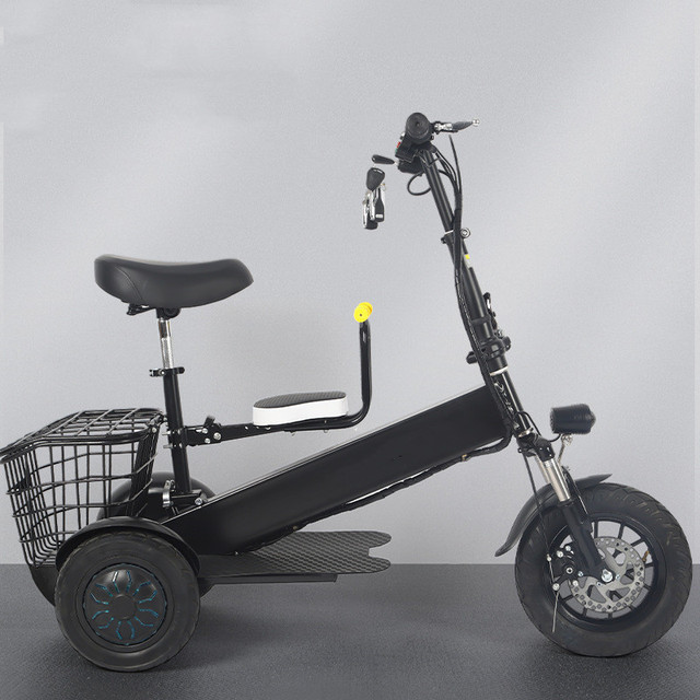 High Quality Popular with Seat Optional Baby Seat Fast Speed Adult Tricycles 3 Wheel Electric Mobility Scooter
