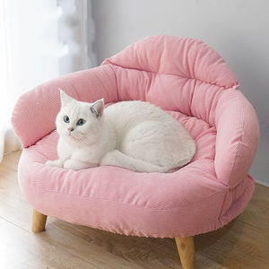 Venta al por mayor de logotipo personalizado elevado lavable suave gato perro sofá - Product Image 1