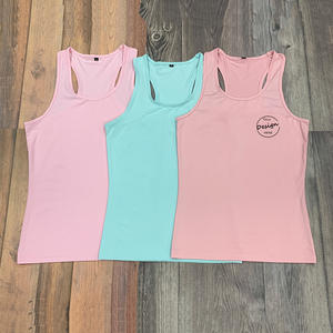 2024 personnalité populaire personnalisé haute qualité été confortable vêtements de nuit Gym débardeur 95% coton 5% Spandex femme gilet - Product Image 1